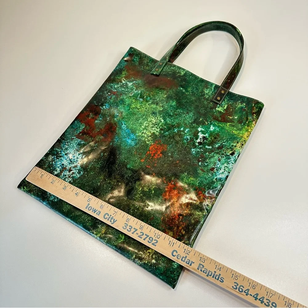 J.P. Gaultier x Kashiyama Acid Print Tote Multicolor Artistic Bag one-of-a-kind